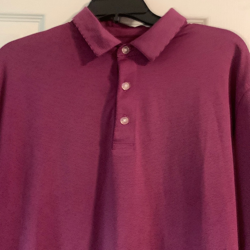 Men’s Callaway golf shirt, large, red